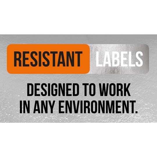 Resistant labels
