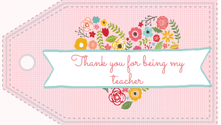 Create personalised tags for your teacher thank you gifts