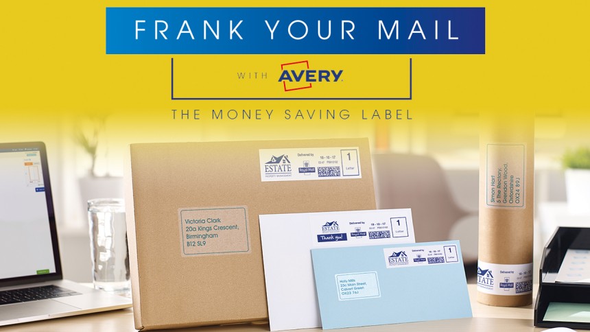 Avery franking labels