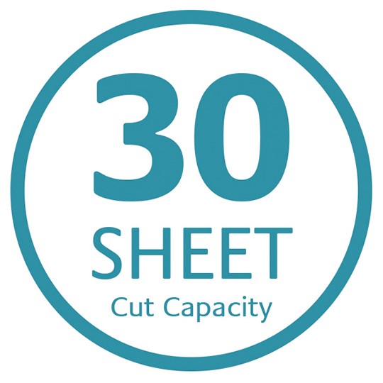 Fact - 30 sheet cut capacity