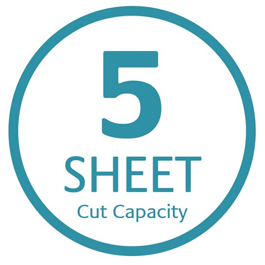 5 sheet cut capacity
