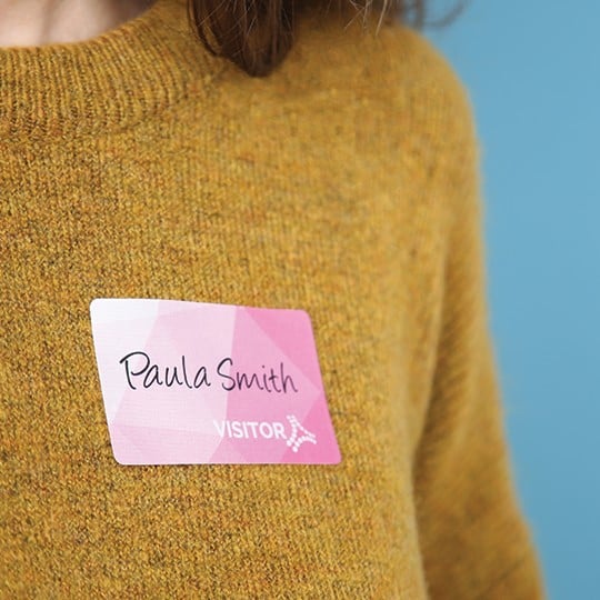 Fabric name badges