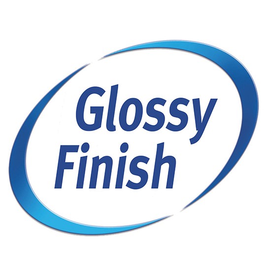 Glossy finish