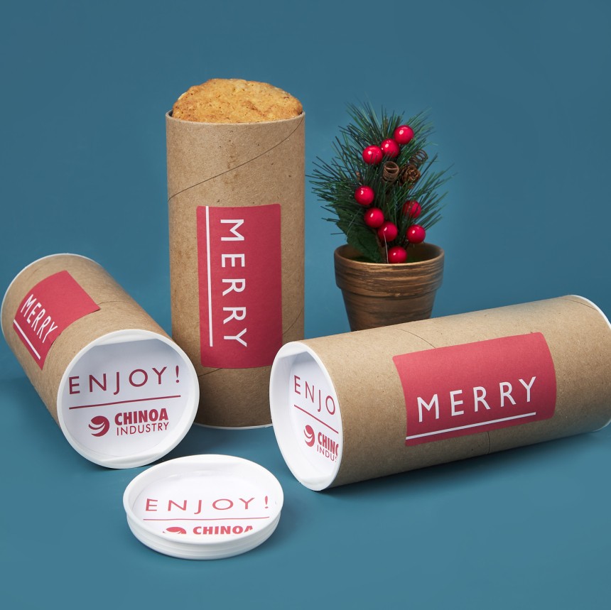 Avery Labels can turn a brown tube into an exciting treat