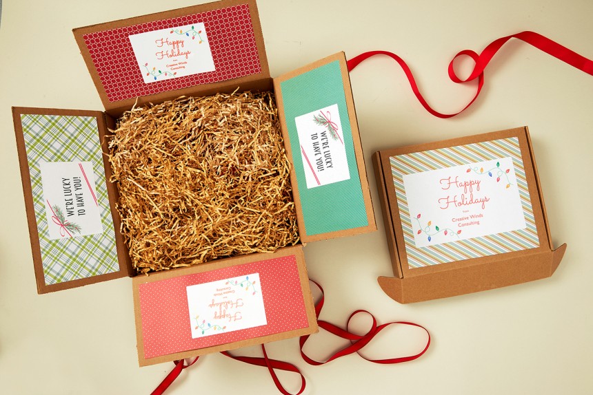Add surprise message to the inside of your packaging