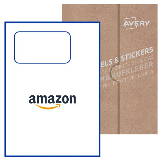 110x45mm Rectangle Avery Integrated Blank Label