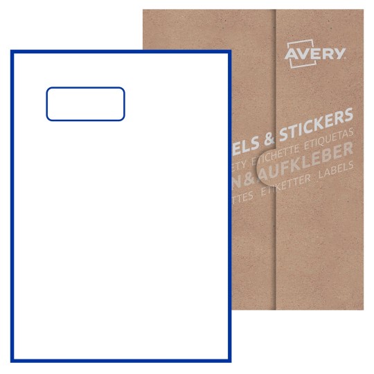 77x27mm Rectangle Avery Integrated Blank Label