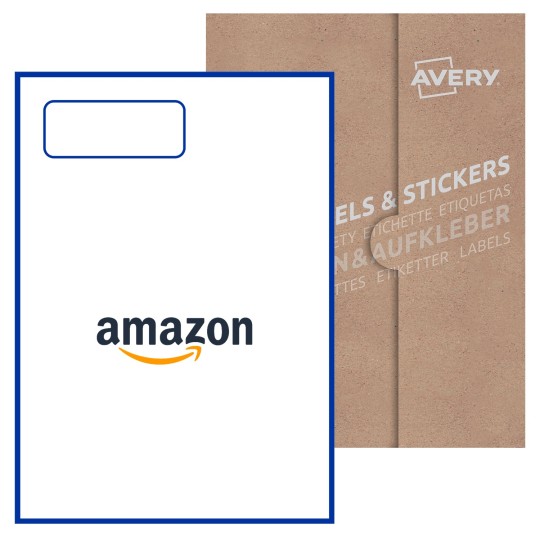 85x45mm Rectangle Avery Integrated Blank Label