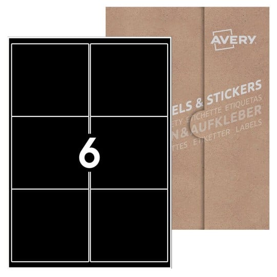Blank Labels Rectangle 99x93mm