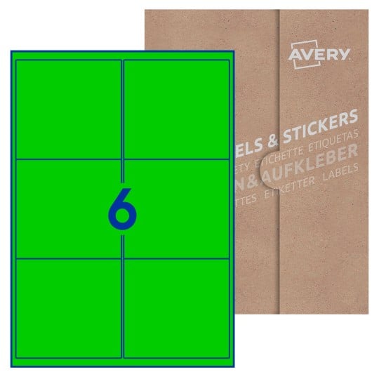 Blank Labels Rectangle 99x93mm