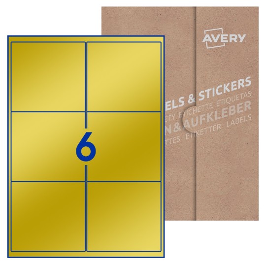 Blank Labels Rectangle 99x93mm