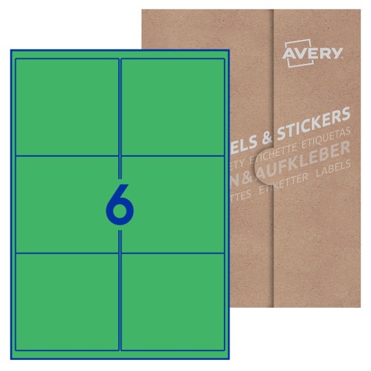 Blank Labels Rectangle 99x93mm