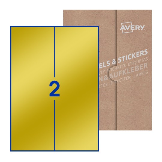 Rectangle Labels - 105 x 297mm Rectangle, Avery Blank Labels
