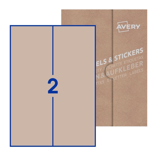 Rectangle Labels - 105 x 297mm Rectangle, Avery Blank Labels