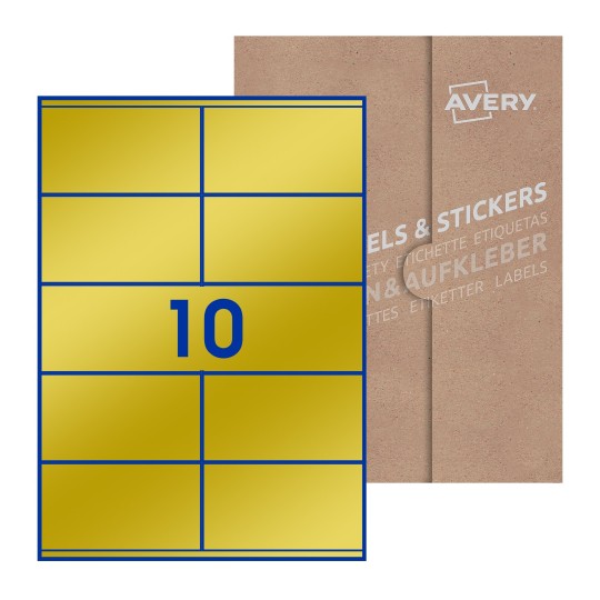 Rectangle Labels - 105 x 57mm Rectangle, Avery Blank Labels