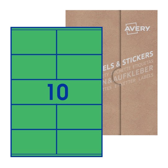 Rectangle Labels - 105 x 57mm Rectangle, Avery Blank Labels
