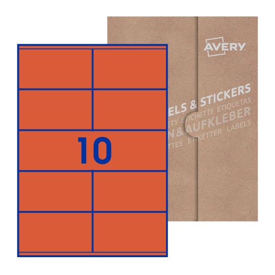 Rectangle Labels - 105 x 57mm Rectangle, Avery Blank Labels