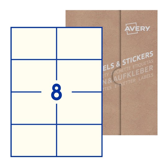 Rectangle Labels - 105 x 74mm Rectangle, Avery Blank Labels