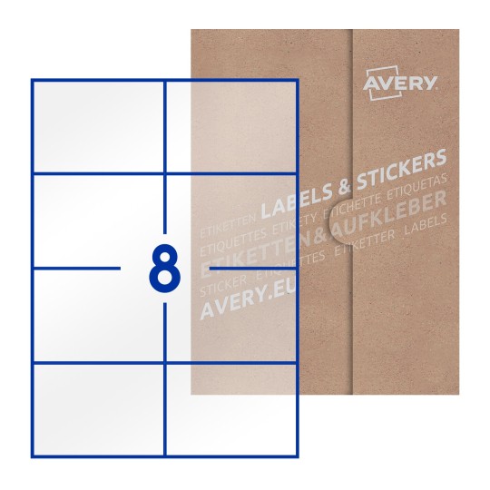 Rectangle Labels - 105 x 74mm Rectangle, Avery Blank Labels