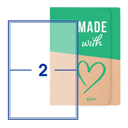Rectangle Labels - 200 x 144mm Rectangle, Avery Blank Labels