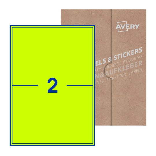 Rectangle Labels - 200 x 144mm Rectangle, Avery Blank Labels