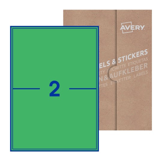 Rectangle Labels - 200 x 144mm Rectangle, Avery Blank Labels