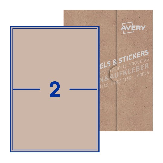 Rectangle Labels - 200 x 144mm Rectangle, Avery Blank Labels