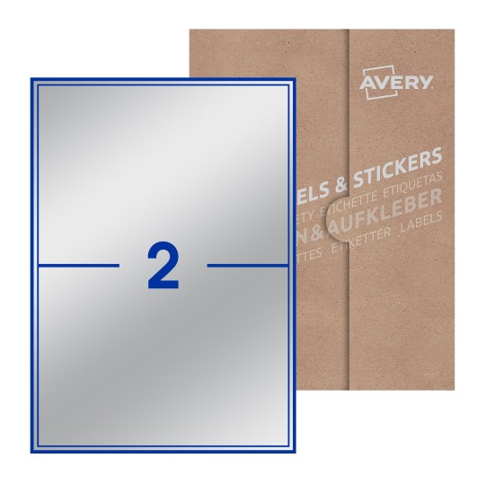 Rectangle Labels - 200 x 144mm Rectangle, Avery Blank Labels