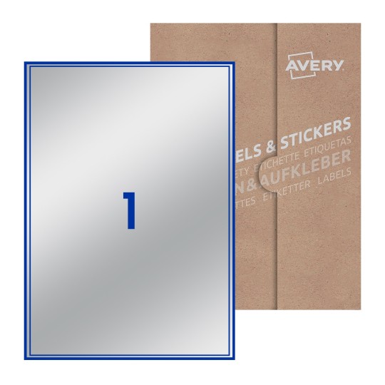 Rectangle Labels - 200 x 289mm Rectangle, Avery Blank Labels