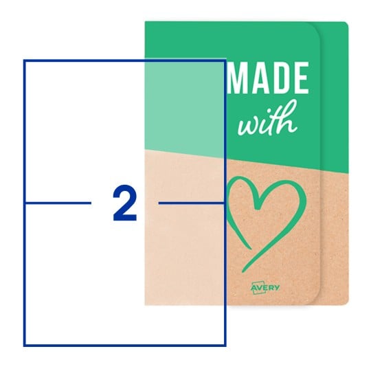 Rectangle Labels - 210 x 148mm Rectangle, Avery Blank Labels