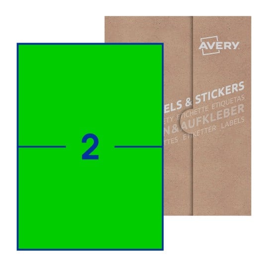 Rectangle Labels - 210 x 148mm Rectangle, Avery Blank Labels
