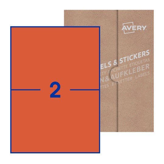 Rectangle Labels - 210 x 148mm Rectangle, Avery Blank Labels