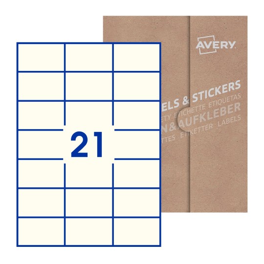 Rectangle Labels - 70 x 42mm Rectangle, Avery Blank Labels