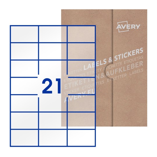 Rectangle Labels - 70 x 42mm Rectangle, Avery Blank Labels