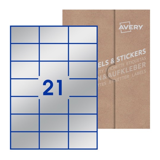 Rectangle Labels - 70 x 42mm Rectangle, Avery Blank Labels