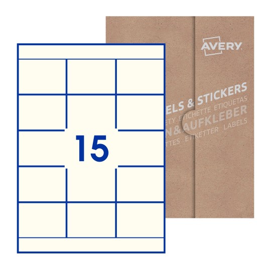 Rectangle Labels - 70 x 51mm Rectangle, Avery Blank Labels