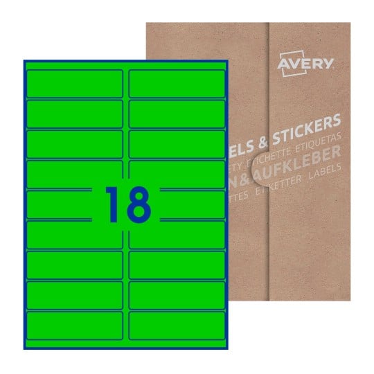 Rectangle Labels - 100 x 30mm Rectangle, Avery Blank Labels