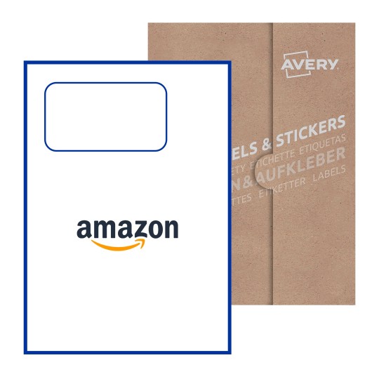 110x45mm Rectangle Avery Integrated Blank Label - 110 x 45mm Rectangle, Avery Integrated Blank Labels