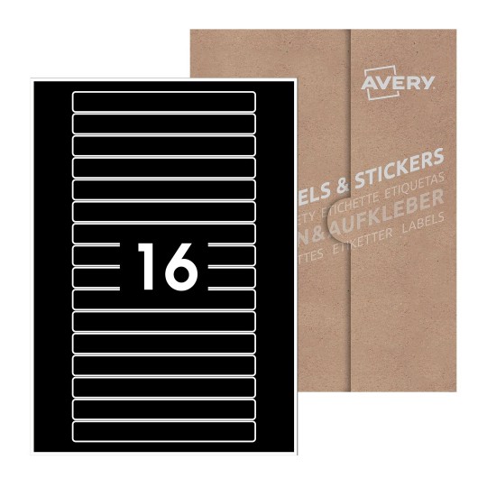 Rectangle Labels - 145 x 17mm Rectangle, Avery Blank Labels