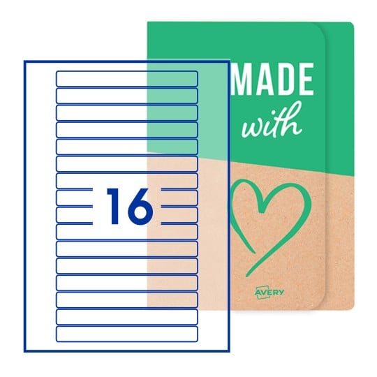 Rectangle Labels - 145 x 17mm Rectangle, Avery Blank Labels
