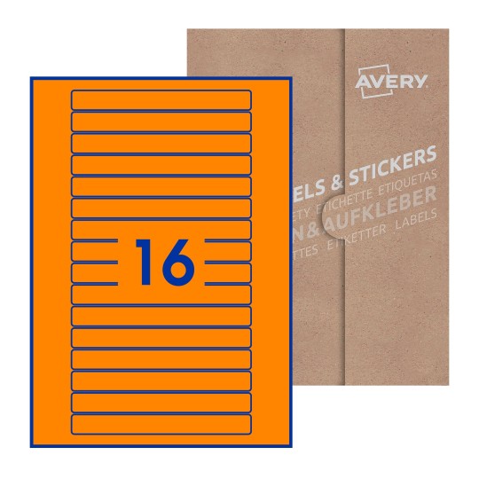 Rectangle Labels - 145 x 17mm Rectangle, Avery Blank Labels