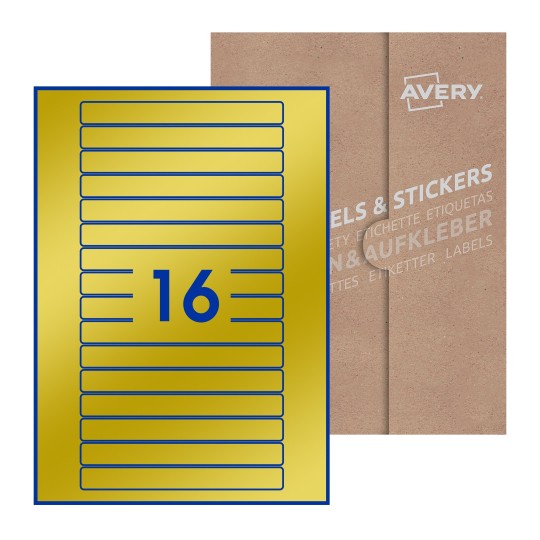 Rectangle Labels - 145 x 17mm Rectangle, Avery Blank Labels
