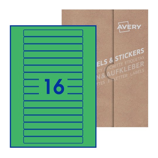 Rectangle Labels - 145 x 17mm Rectangle, Avery Blank Labels