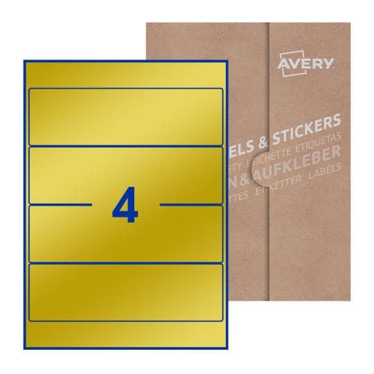 Rectangle Labels - 200 x 60mm Rectangle, Avery Blank Labels