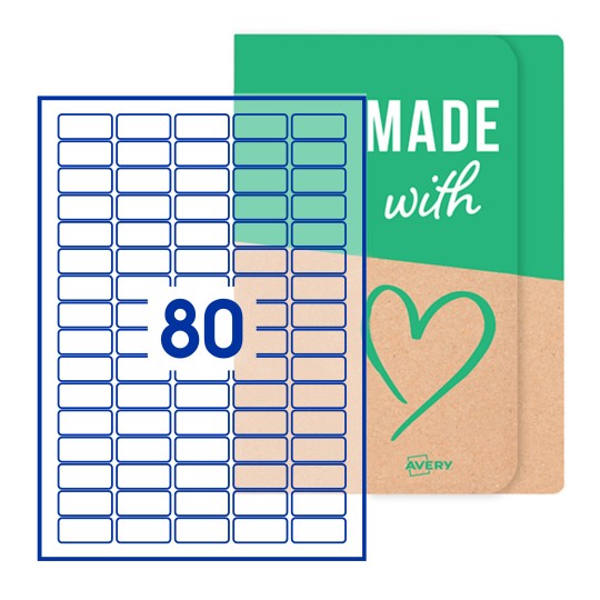 Rectangle Labels - 36 x 17mm Rectangle, Avery Blank Labels