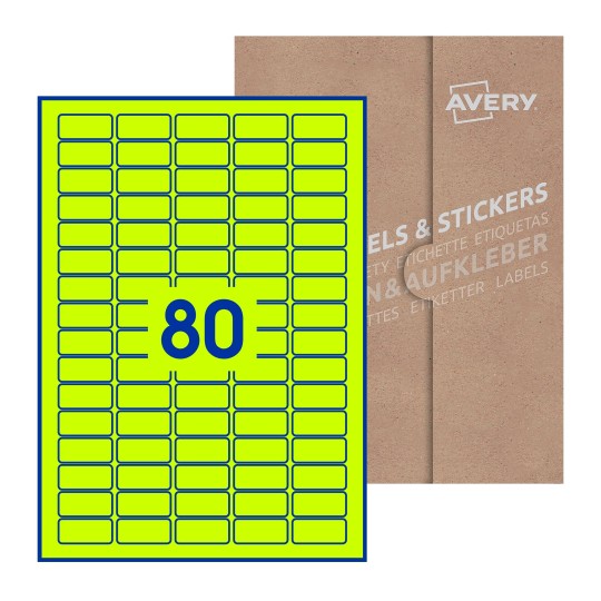 Rectangle Labels - 36 x 17mm Rectangle, Avery Blank Labels