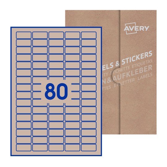 Rectangle Labels - 36 x 17mm Rectangle, Avery Blank Labels