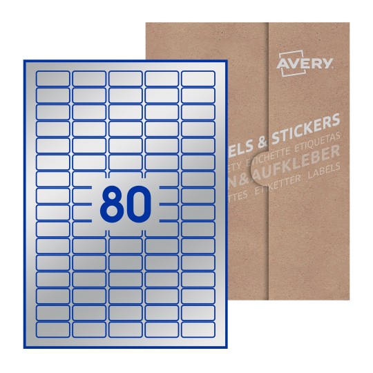 Rectangle Labels - 36 x 17mm Rectangle, Avery Blank Labels