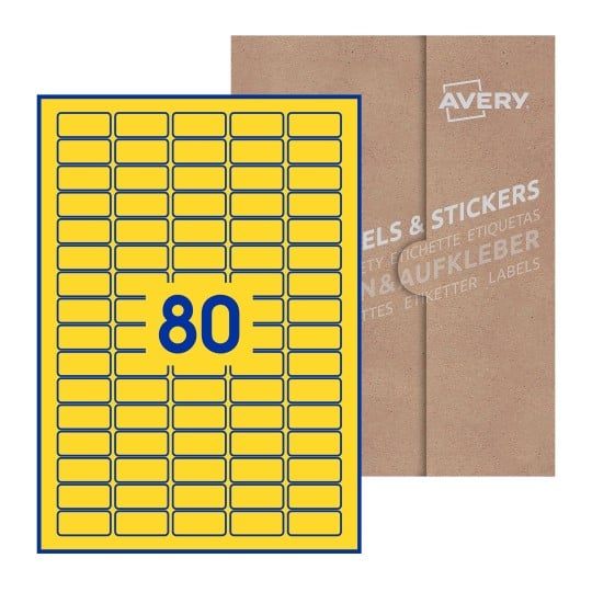 Rectangle Labels - 36 x 17mm Rectangle, Avery Blank Labels