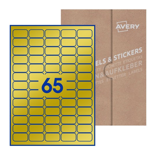 38x21-R - 38 x 21mm Rectangle, Avery Blank Labels
